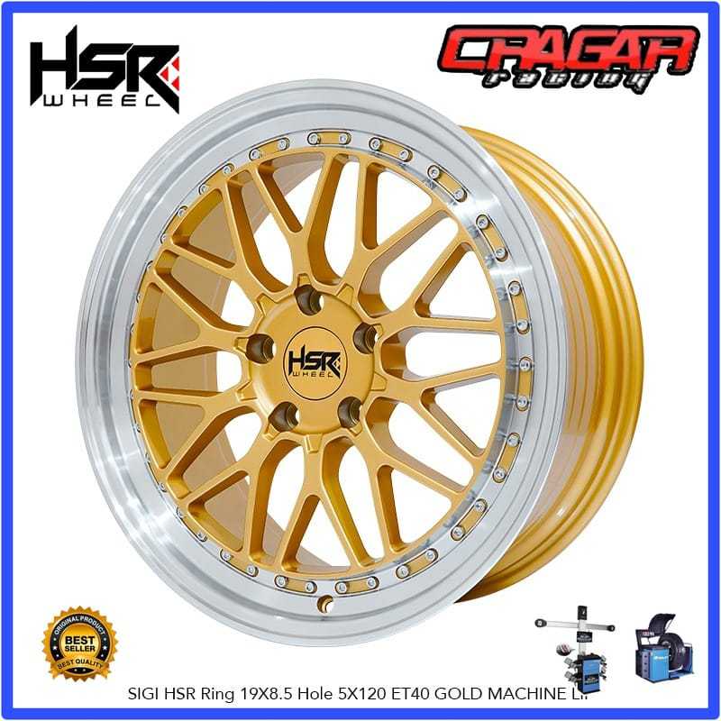 Velg Mobil Model Bbs Lm/ Hsr Sigi R19 Hole 5x120 Untuk Bmw Mini Countryman Byd Seal Sealon Dll