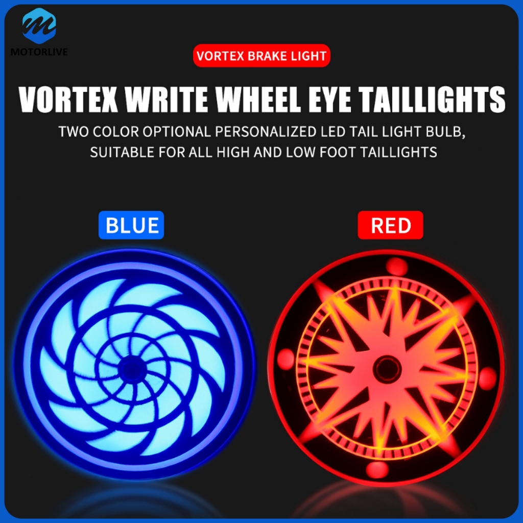 Angel Eye Motor BARU BAY15D 1157 LED Lampu Rem Belakang Lampu Dinamis Lampu Belakang Motor Lampu Dep