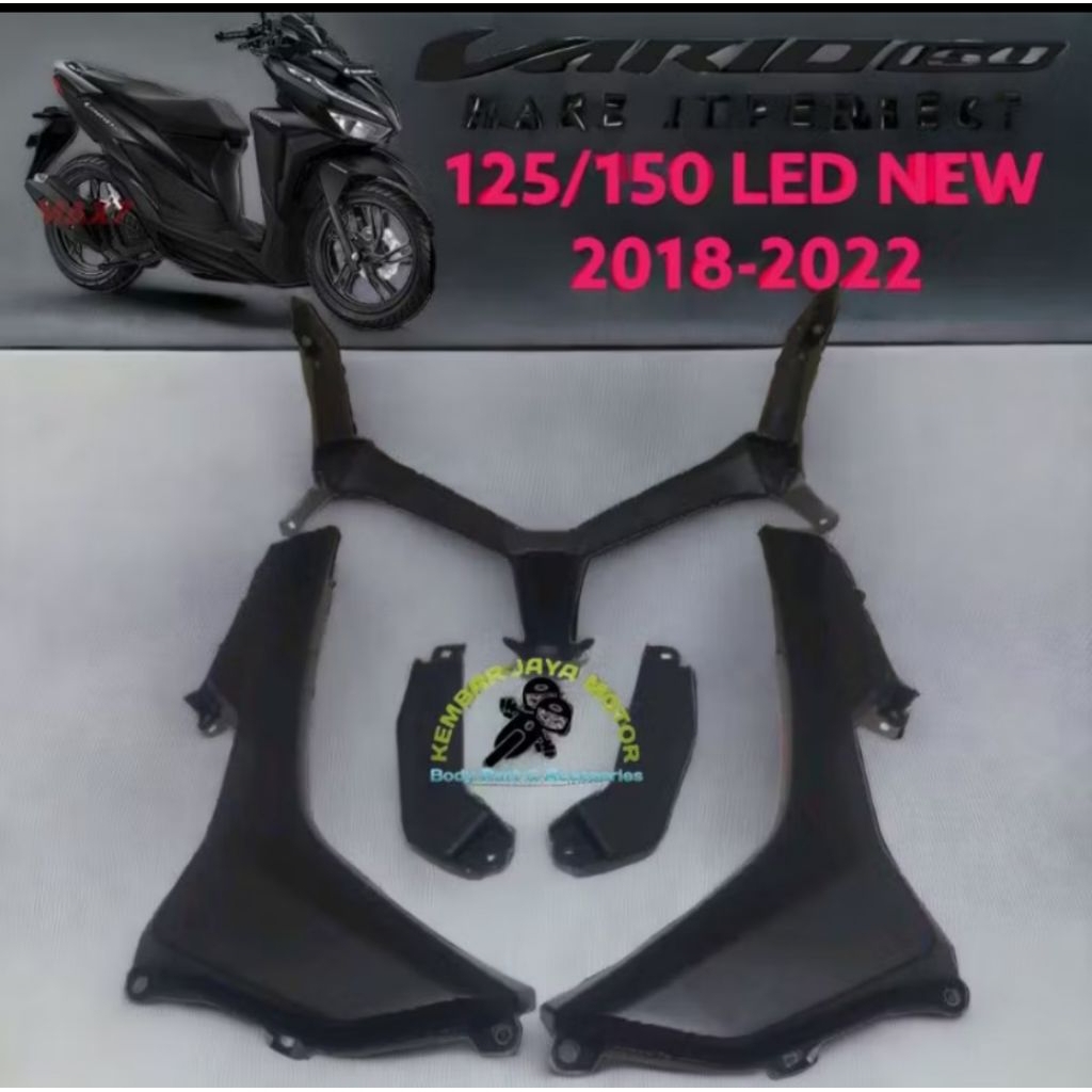 GARNISH LAMPU DEPAN VARIO 125-150 LED NEW