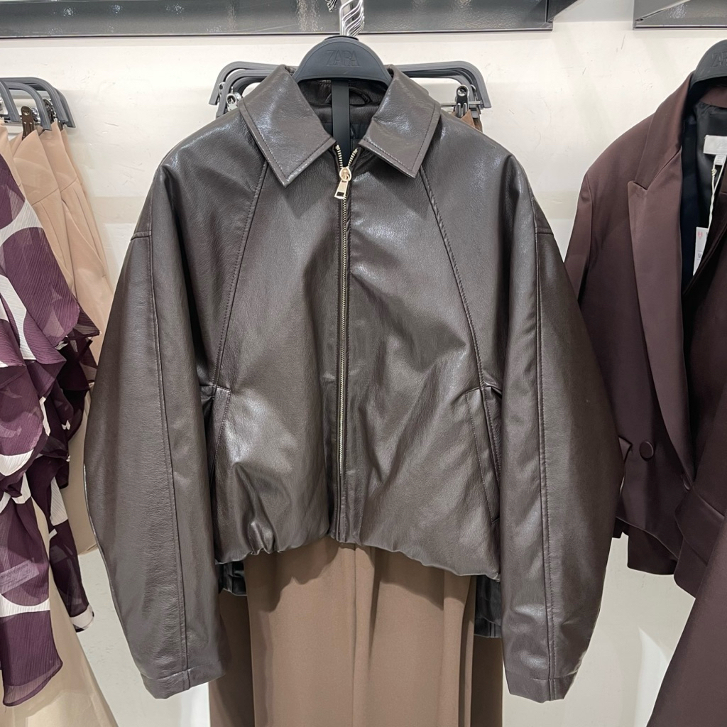 Jaket Leather ZARA Women Jastip (jasa titip)