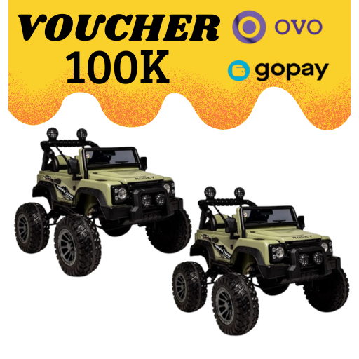 Mobil Aki Anak Rocky Volta 5023 5008 Monster Sahara Himalaya - Mainan Maenan Mobilan remote control 