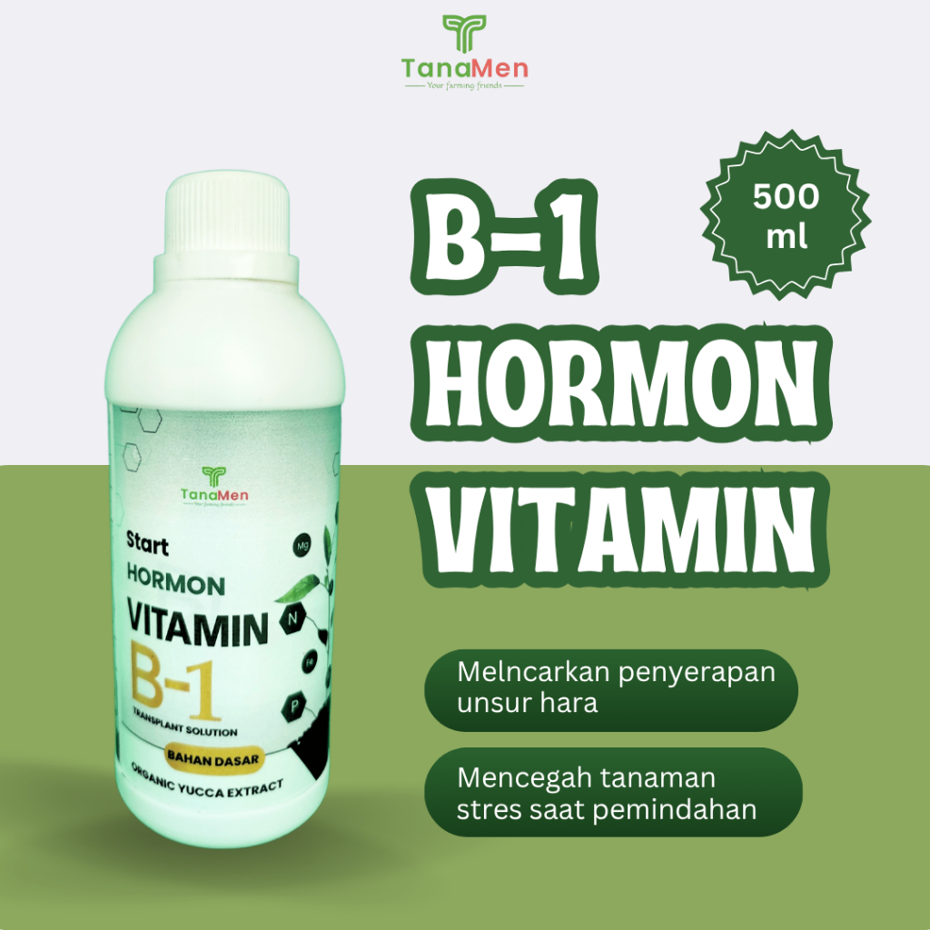 TANAMEN Vitamin B1 Pertanian Vitamin B-1 Nutrisi Tanaman Anti Stres Kualitas Import Formula Super