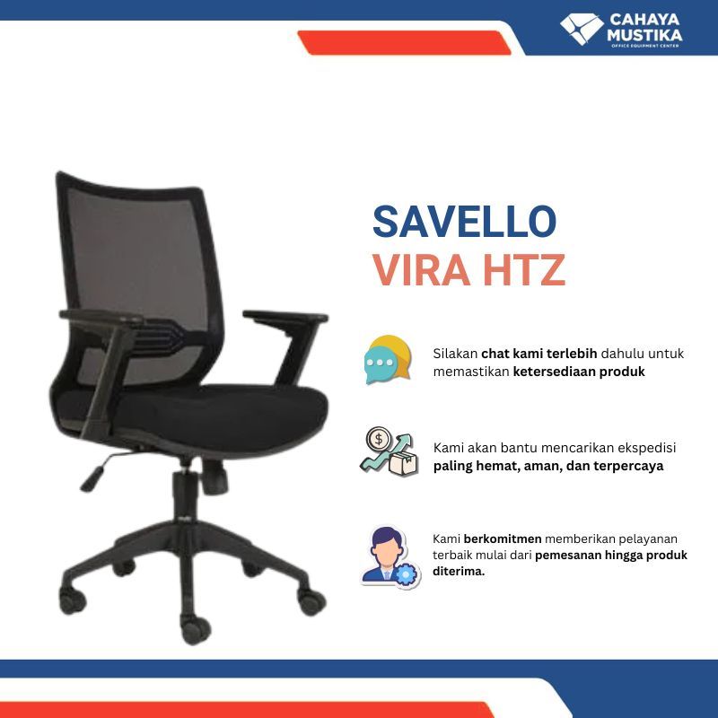 Jual Kursi Kantor/Kursi Kerja Staff/Kursi Direktur/Kursi Manager Murah Savello Vira HTZ Di Malang