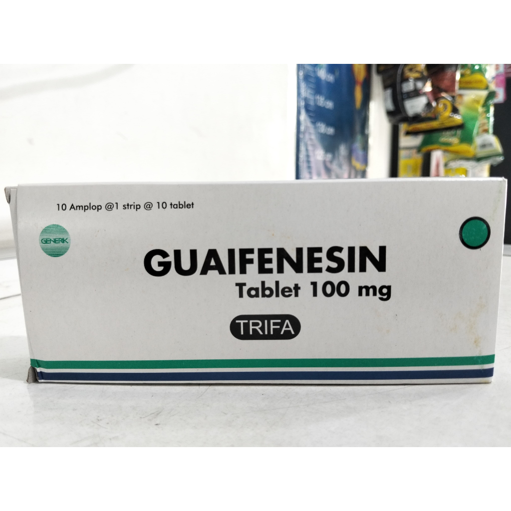 Guaifenesin (GG) 100mg Box Isi 10 Strip 10 Tablet