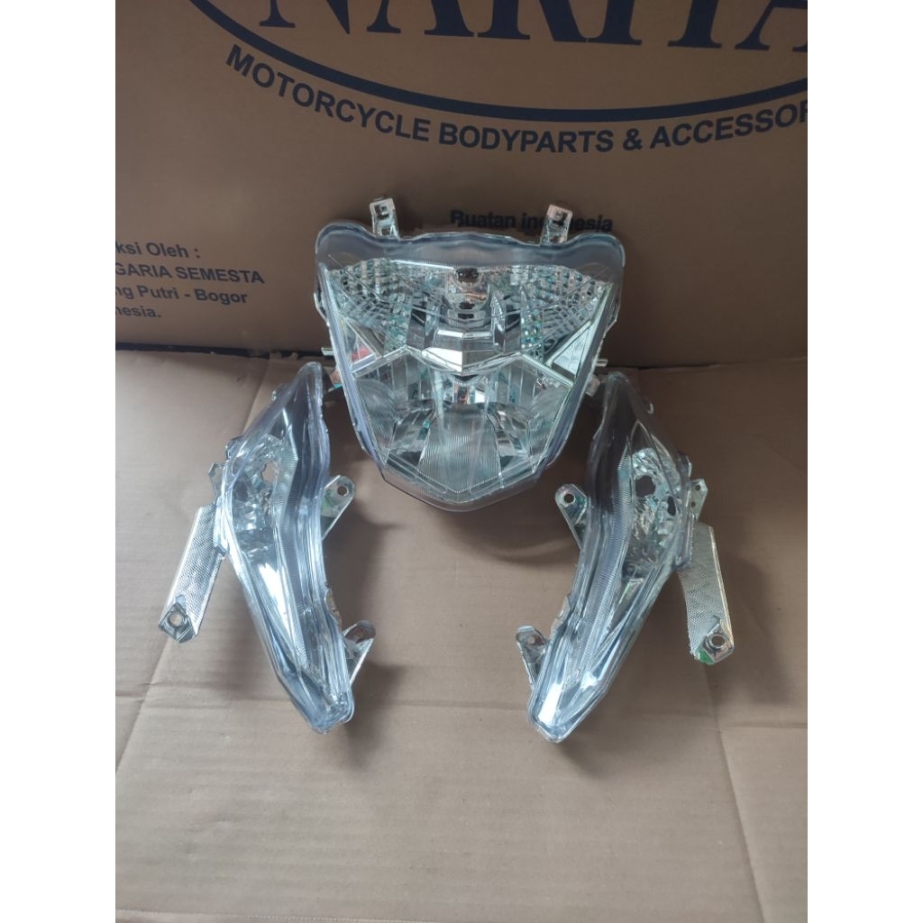 Lampu Reflektor Depan Lampu Sein Sen Kanan Kiri Honda Beat ECO Beat street 2016 2017 2018 2019
