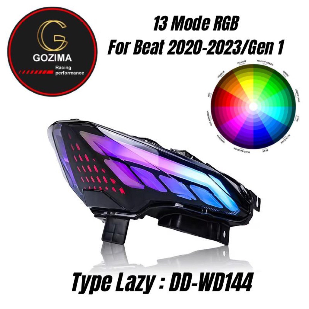 LAMPU STOPLAMP BEAT FI BEAT DELUXE BEAT STREET RGB RUNNING TAHUN 2020 2021 2022 2023 2024 NEW MODEL 