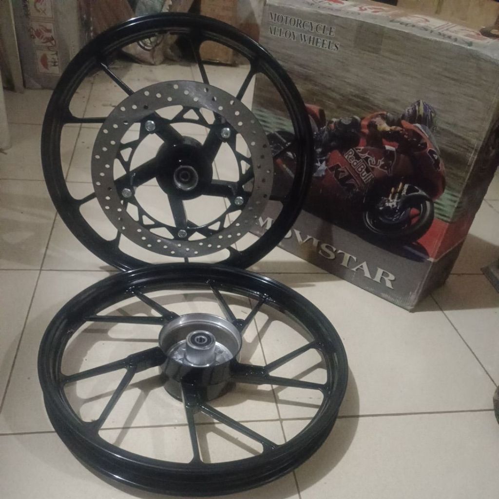 velg racing giga disc Movistar kph Supra 125 kharisma