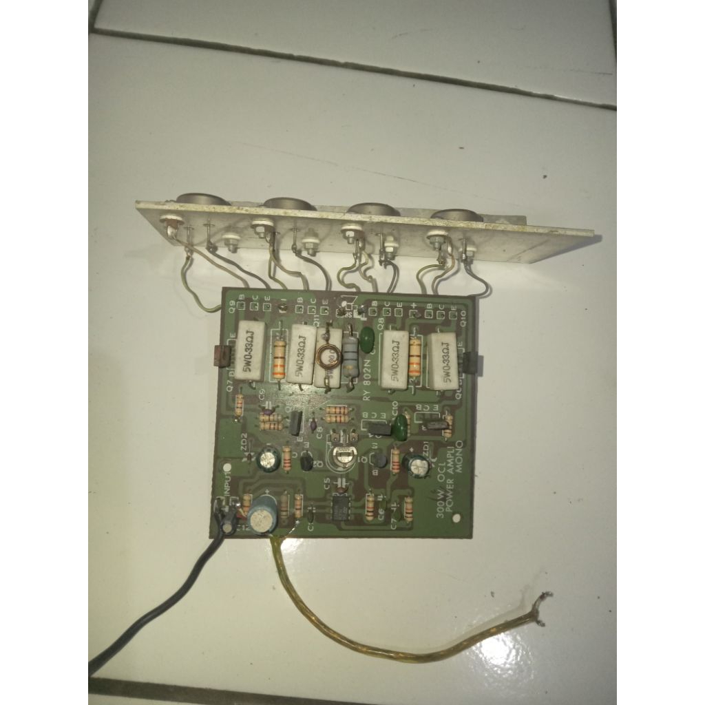 kit ocl 300 watt mono 2 pasang transistor