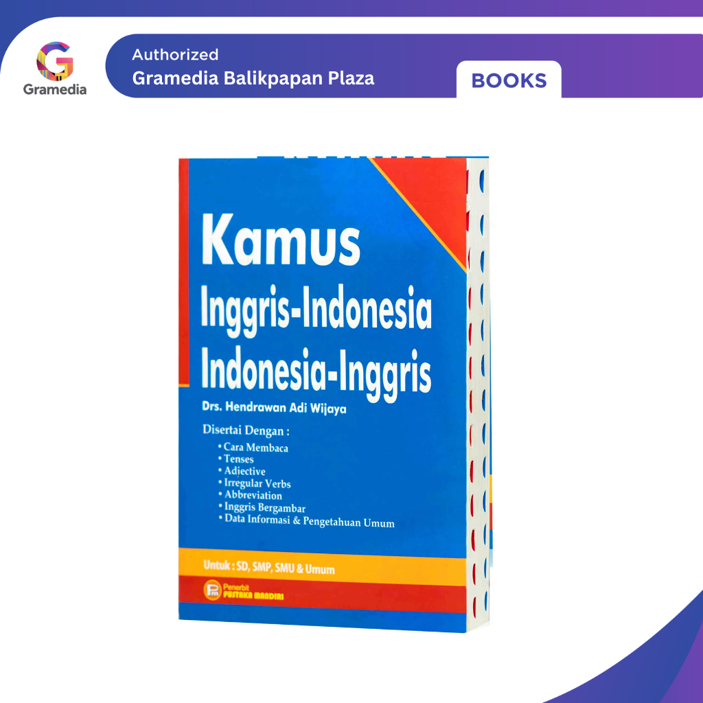 Gramedia Balikpapan Plaza - KAMUS INGGRIS -INDONESIA, INDONESIA -INGGRIS (Hedrawan Adi Wijaya)
