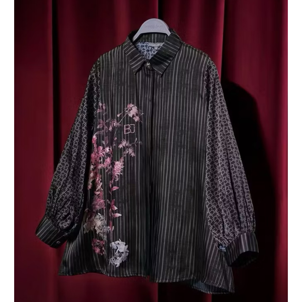 BENANG Jarum Dress VIOLA DARK BASIC SHIRT - XS, S