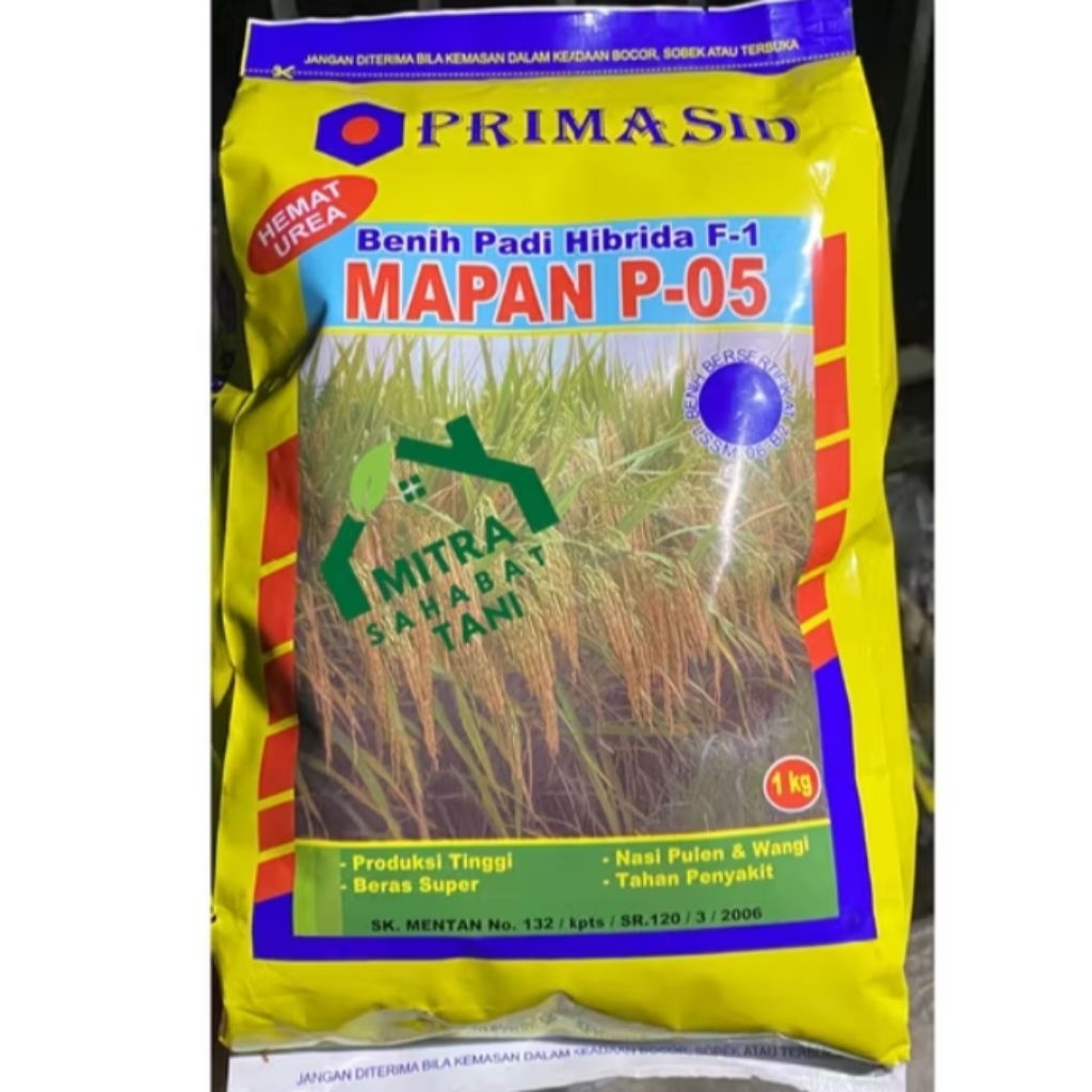 Benih Padi Bibit Mapan p05 Primasid Mapan 05 Hibrida  1kg