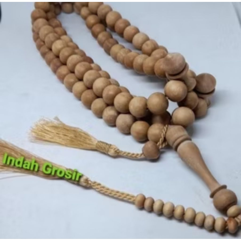 Tasbih kayu cendana Bonus minyak kijang kasturi