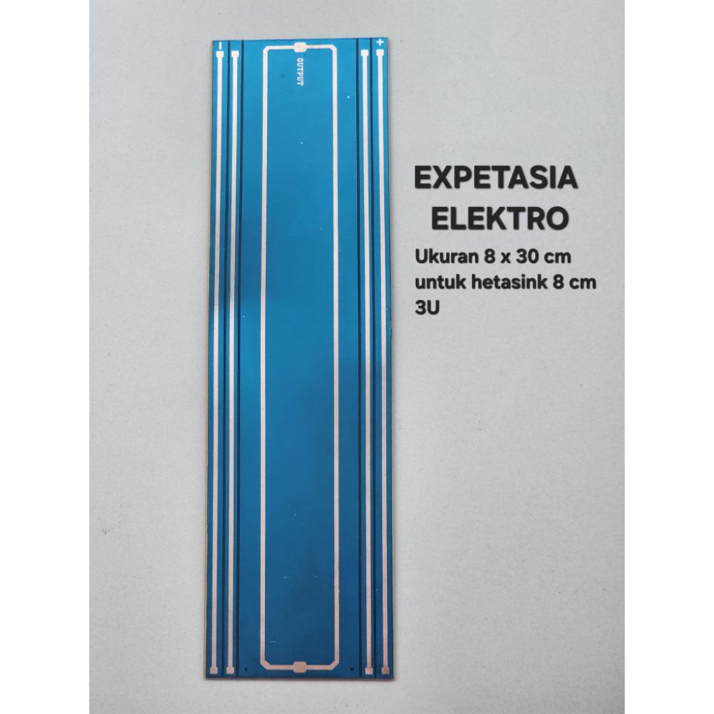 PCB FINAL Line/Garis 3U Pertinak 30 x 8 cm