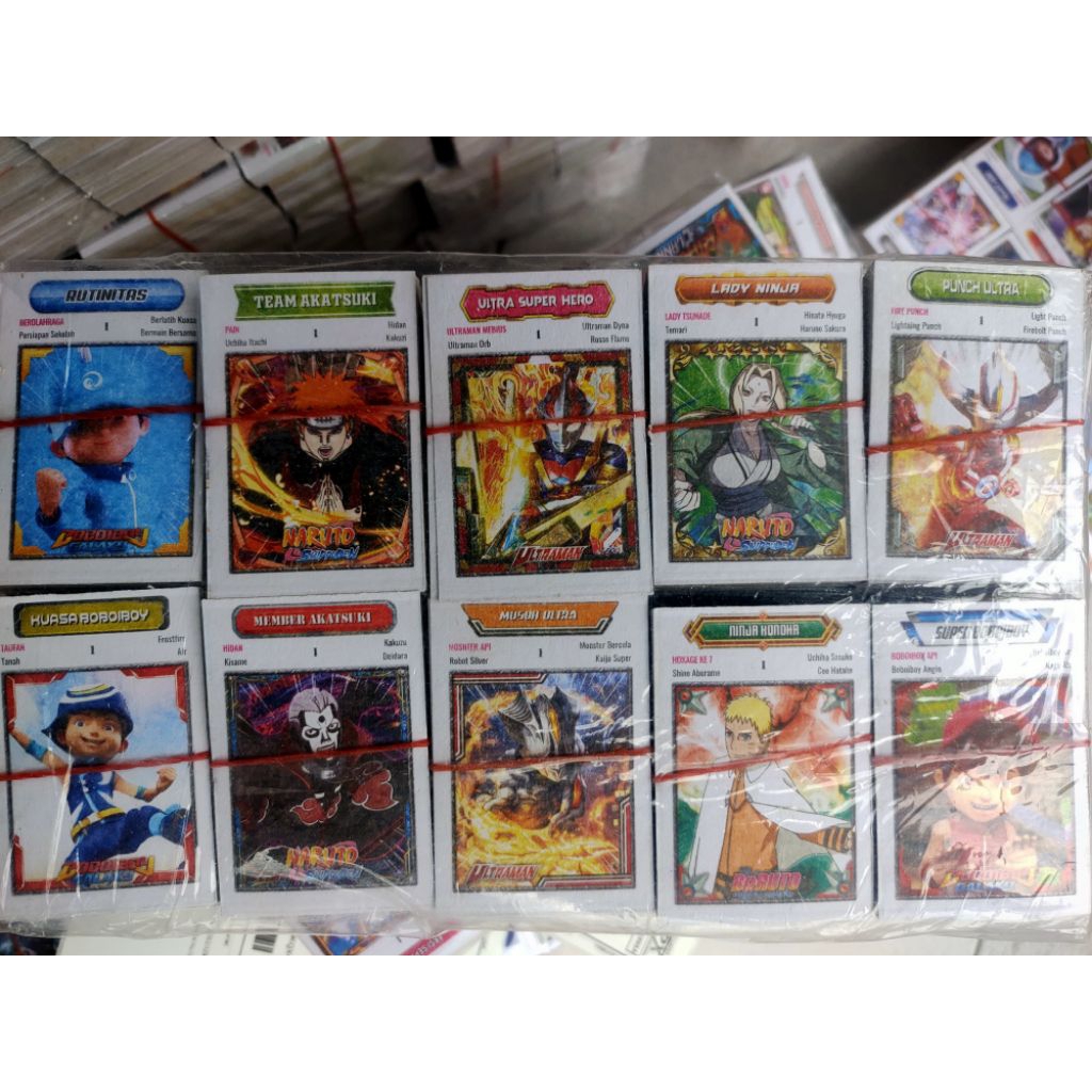 1 IKAT ISI 320 LEMBAR ( TEBAL ) MAINAN KARTU KWARTET MOTIF RANDOM / MAINAN KARTU TEPUK / MAINAN KART