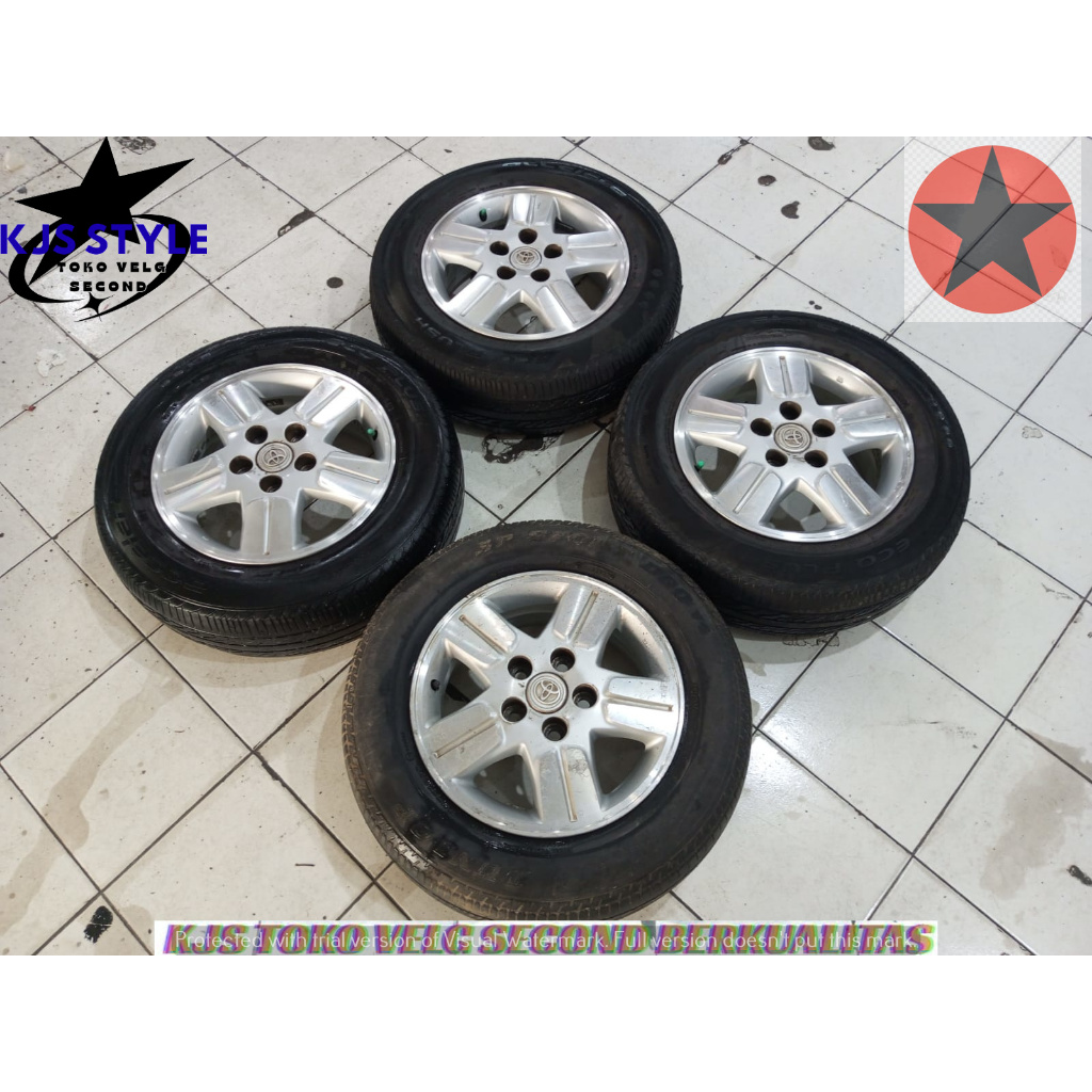 VELG MOBIL BEKAS INNOVA BALOK RING 15 PCD 5X114,3 LEBAR 6 RATA COCOK UNTUK INNOVA GRANDMAX LUXIO DLL