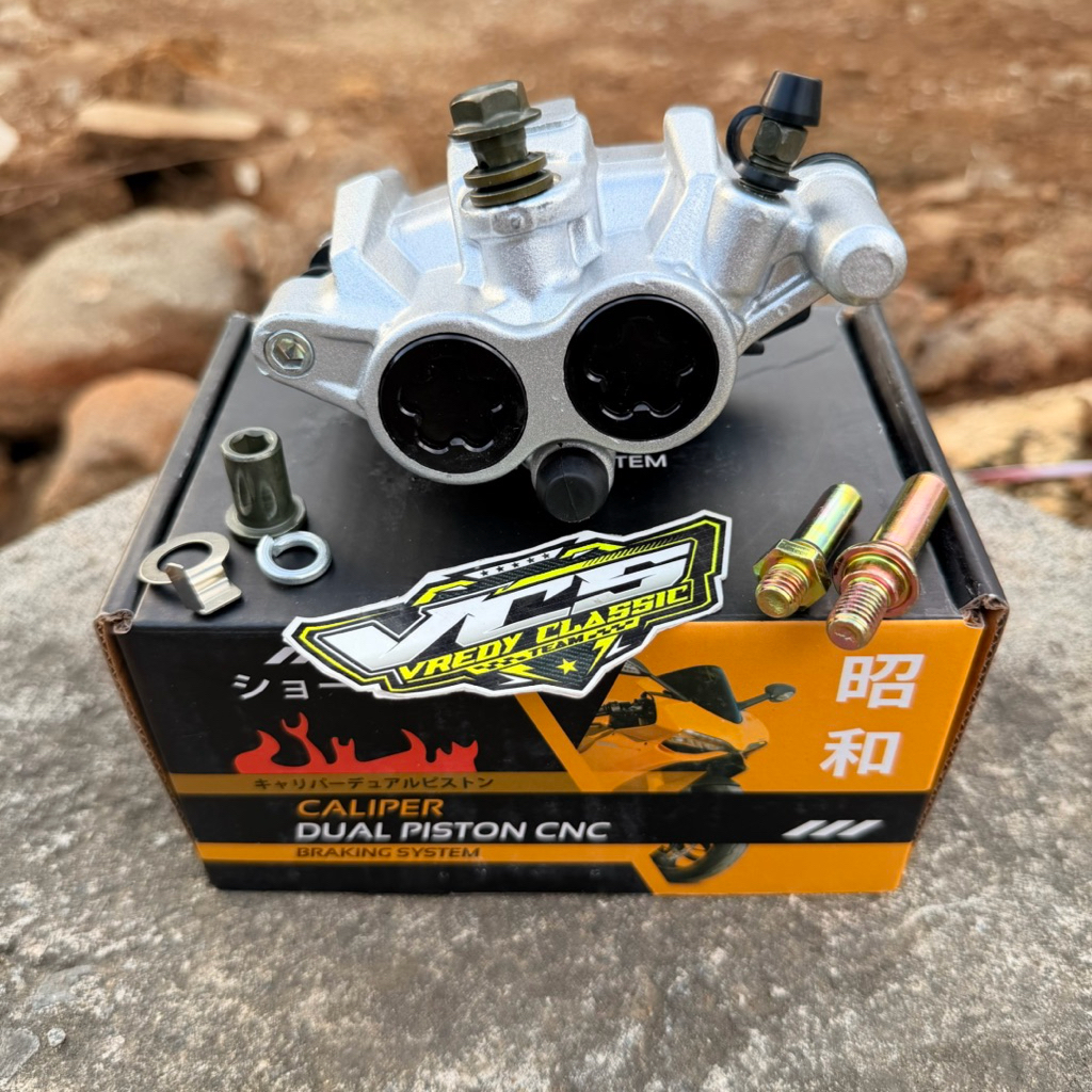 kaliper sumitomo 2 piston kanan silver kaliper sumitomo impor berkualitas