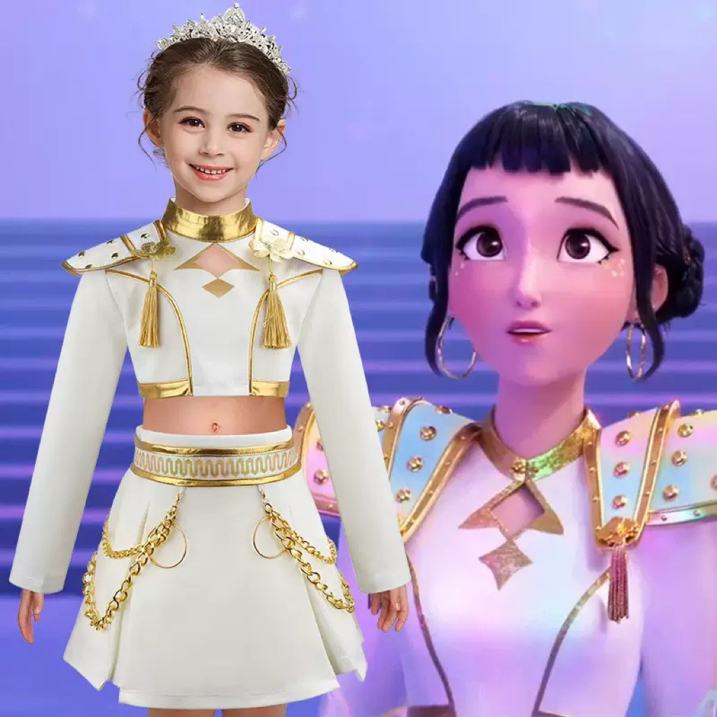 ZOEY COSTUME HUNTRIX KOSTUM HALOWEEN COSPLAY K POP DEMON HUNTER KPOP