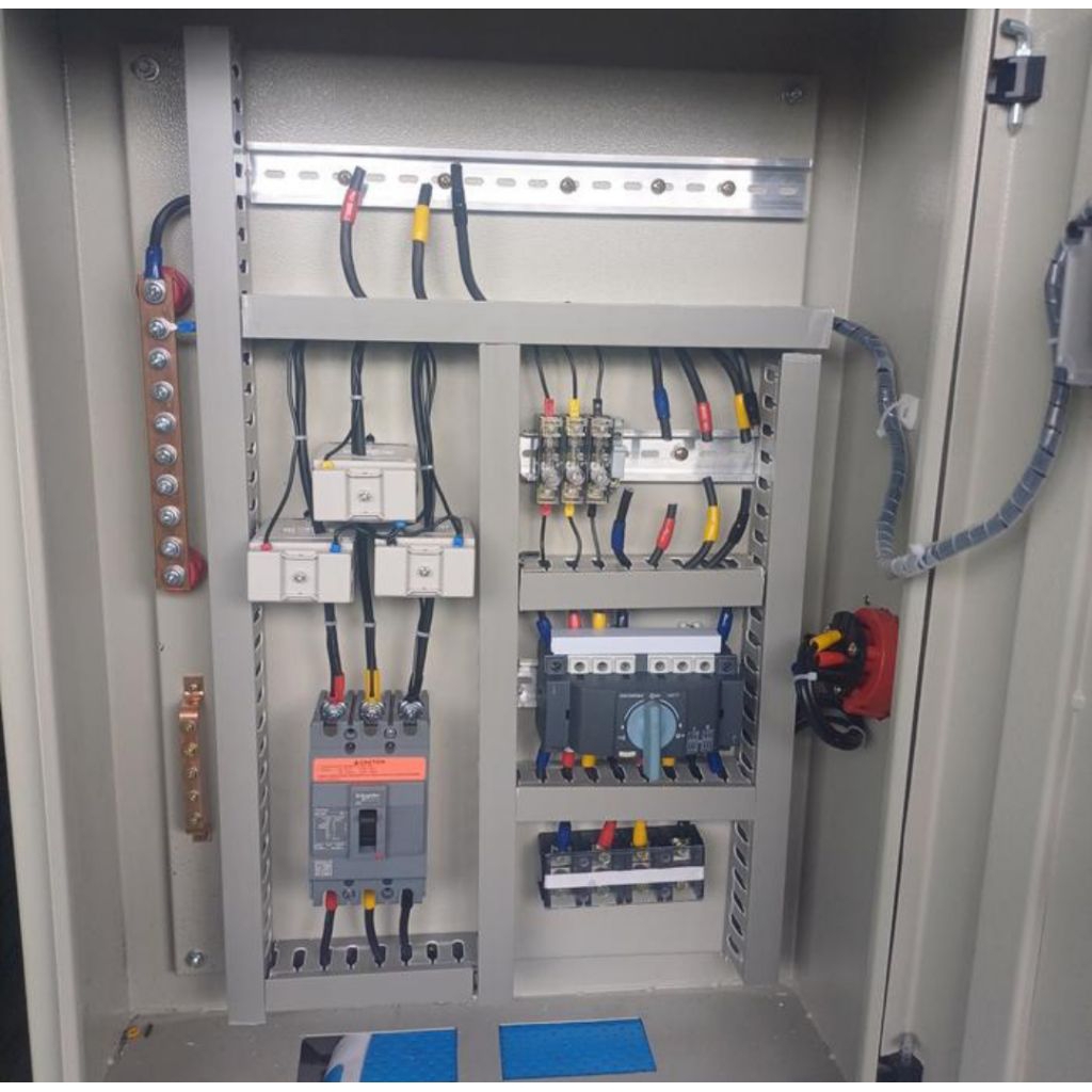 Panel Listrik PLN GENSET cos 4p 63Amper Box indoor 50x70 plat 1,2mm