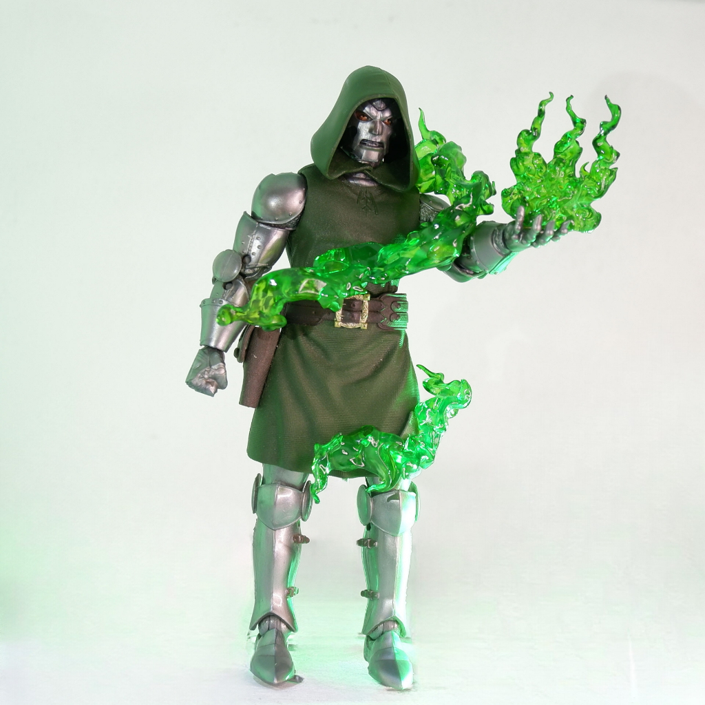 Miniature accessories Set Magic Fire Smoke effect for Marvel Legends Dr Doctor Doom Mezco kitbash Ac