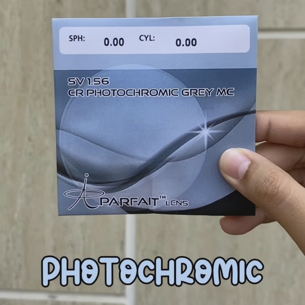 SV 1.56 CR Photochromic Grey MC (Lensa Berubah Warna)