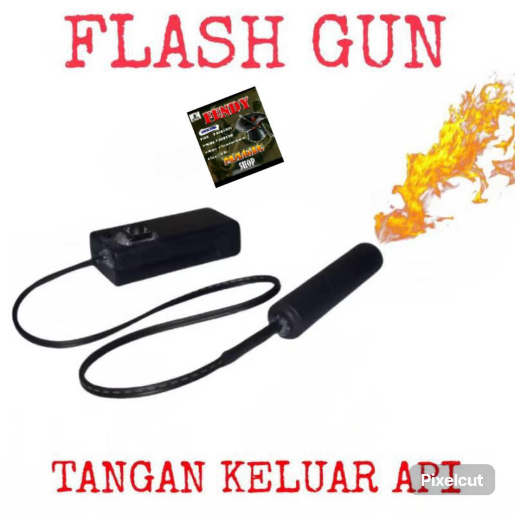 alat sulap flash gun/tembkan api-tangan keluar api