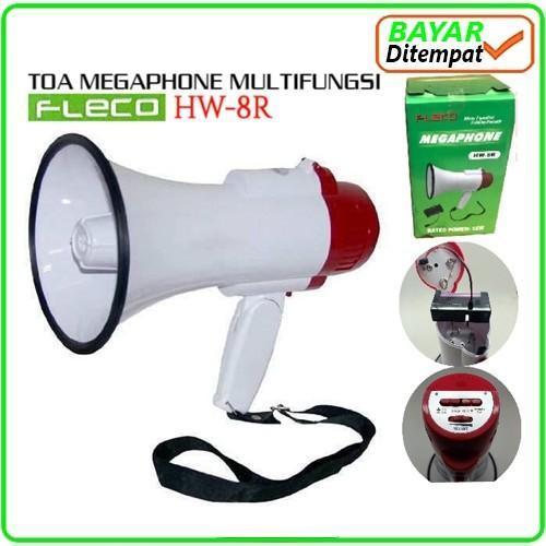 TOA MEGAPHONE FLECO HW-8R -TOA PENGERAS SUARA MEGAPHONE HW-8R MULTIFUNGSI