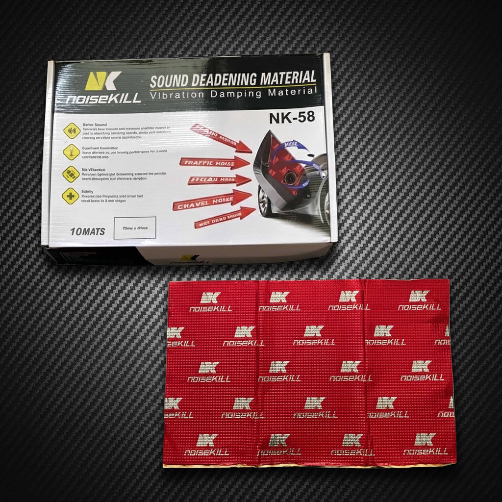 NOISEKILL NK-58 : Peredam Getar & Suara Mobil (Vibration Damping Material) -  Box Isi 10 Lembar