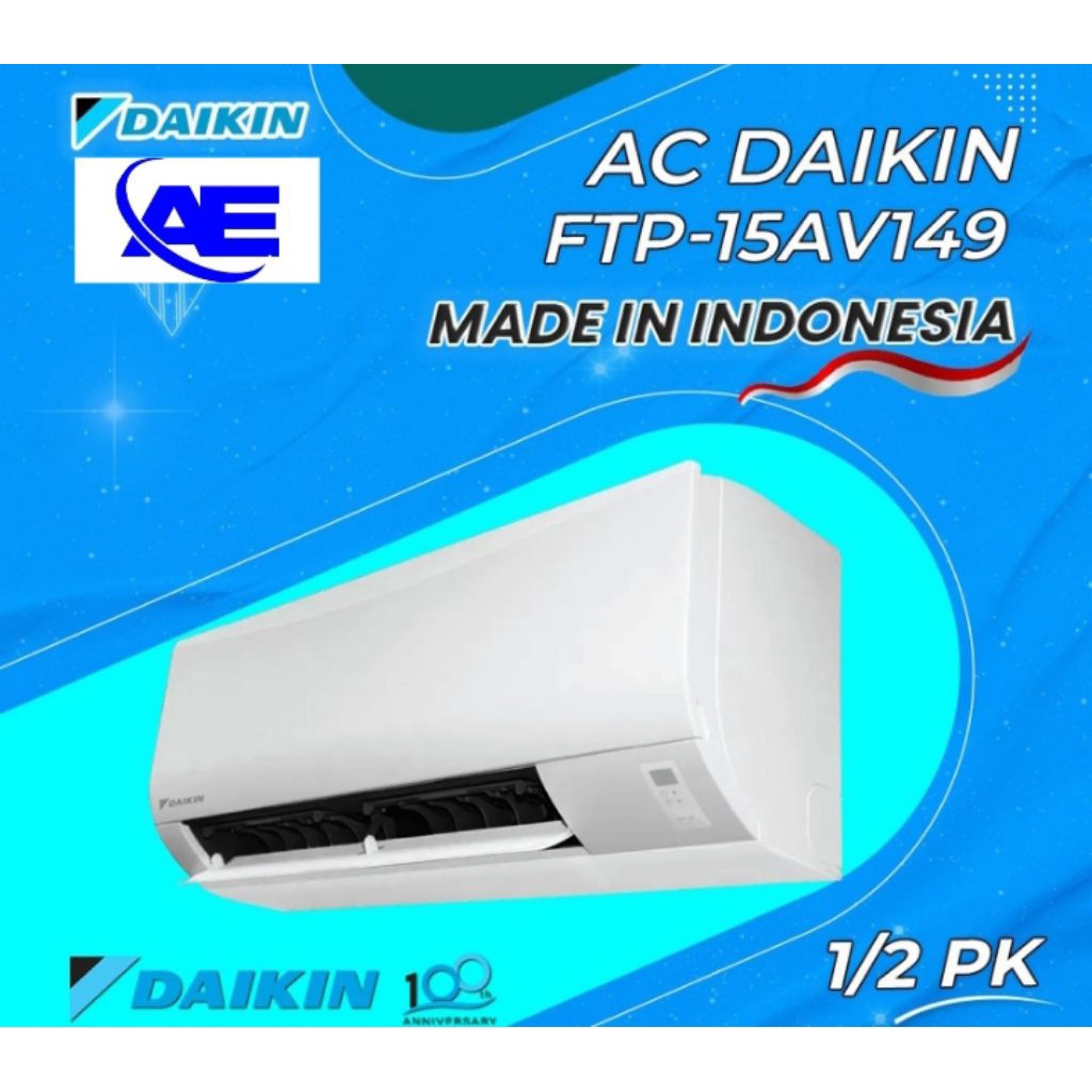 AC DAIKIN BREEZE 1/2PK FTC-15AV149 MADE INDONESIA