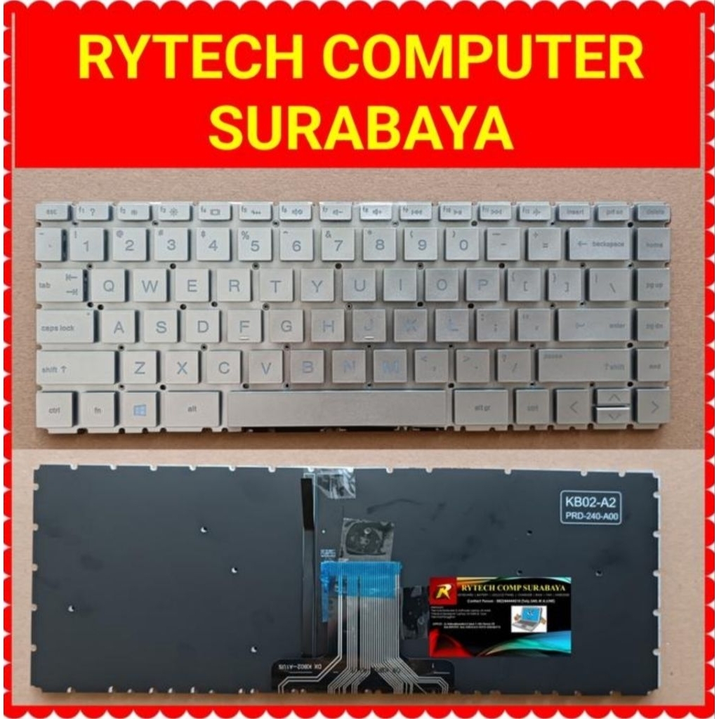 Keyboard HP 14s-fq 14s-fq0023au 14s-fq1004au 14s-fq1005au 14s-fq0011au