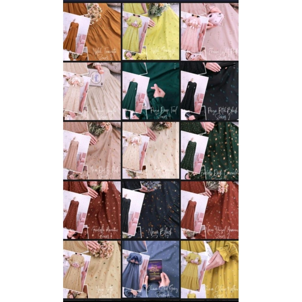 Siap Kirim Ditsy New November 2025 Nightgown Official S M L XL