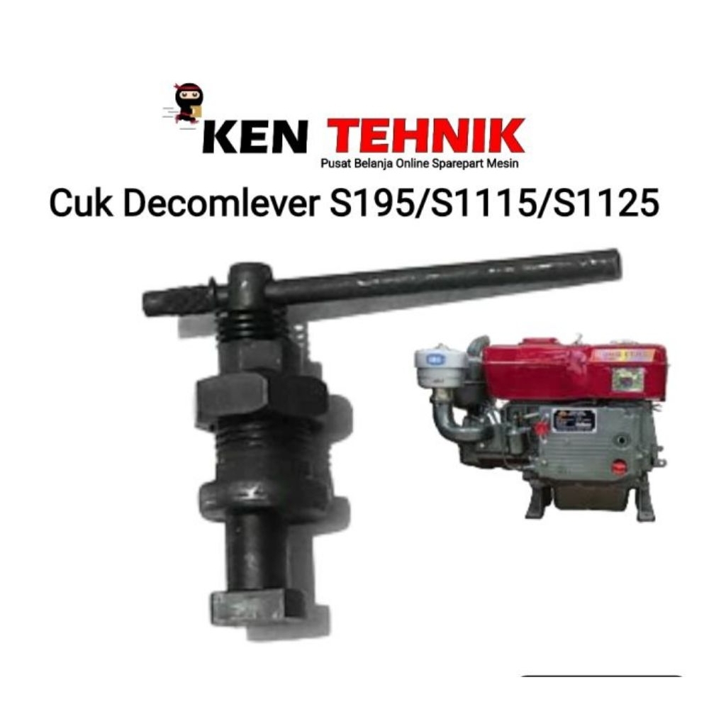 Dekom lever assy mesin diesel Dongfeng 12pk-24pk