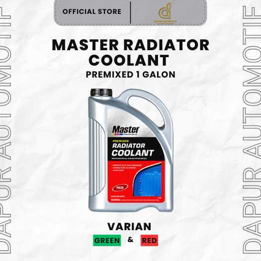 Air Radiator Master Coolant Premixed 1 Galon Air Radiator Mobil