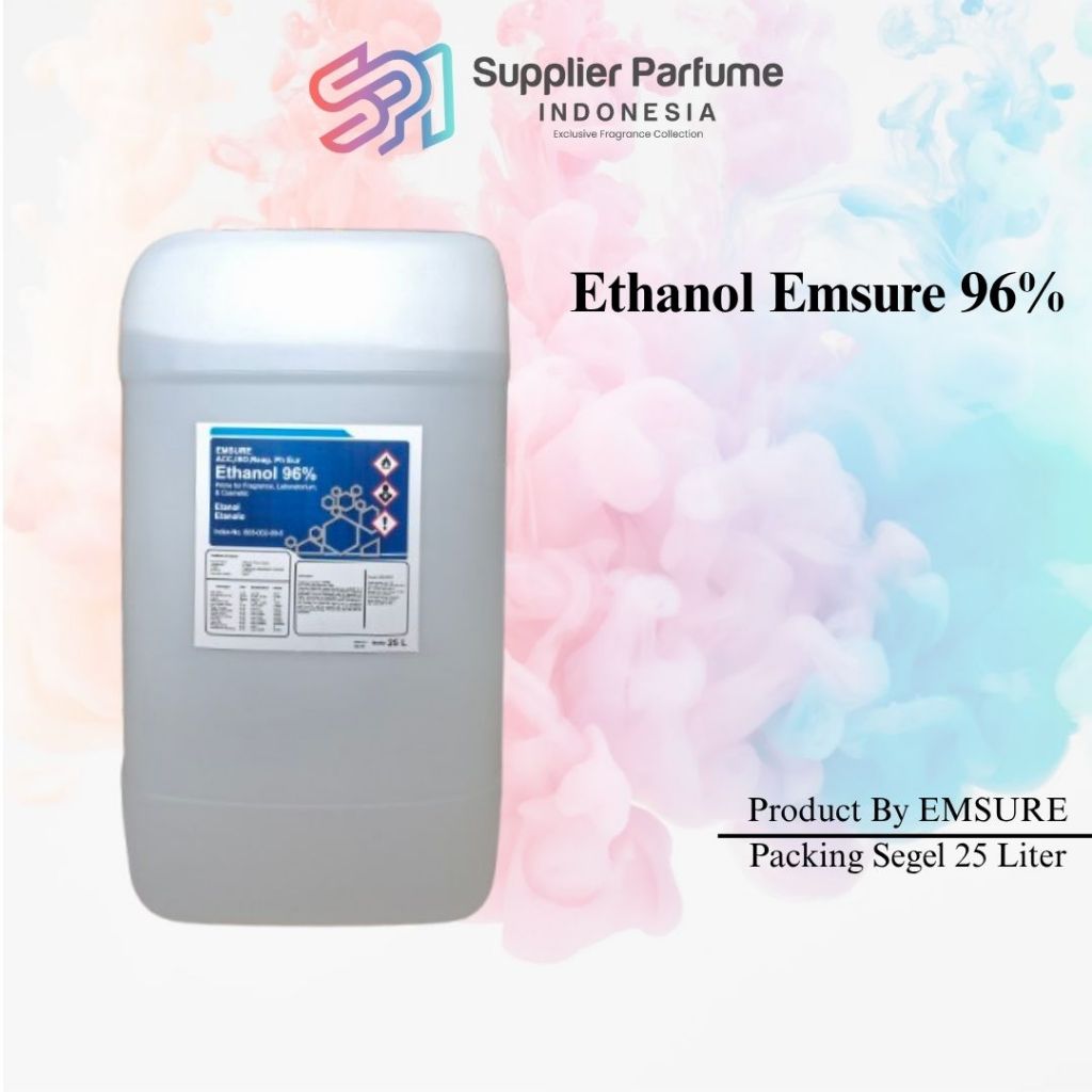 ETHANOL EMSURE 96% PREMIUM PRIME FOR FRAGRANCE By EMSURE Segel 25 Liter
