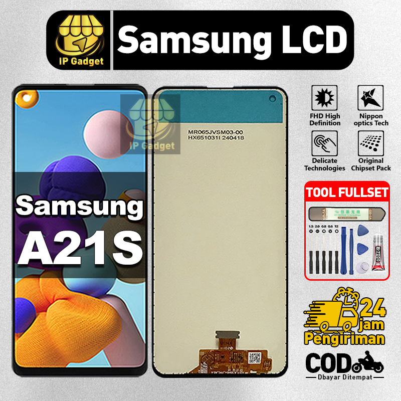 ORI FOR LCD Samsung A21S Fullset Original LCD HP samsung a21s Asli Touchscreen Layar Sentuh HP COD