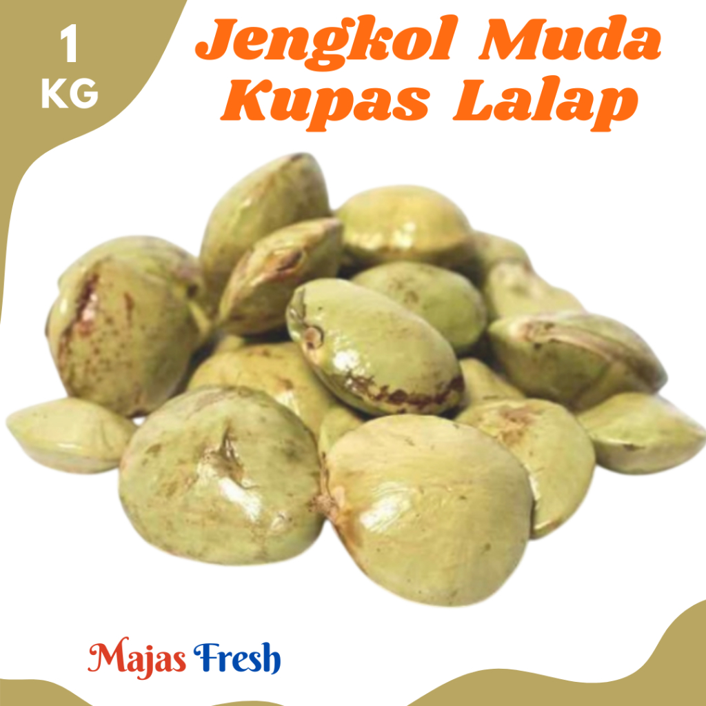 JENGKOL MUDA KUPAS Lalap Segar - Sayur Jengkol Lalap Muda Mentah Fresh | 1.000gr [ Harga Per KG ]
