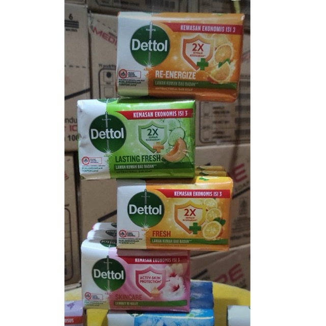 SABUN BATANG DETTOL 100gr 1DUS