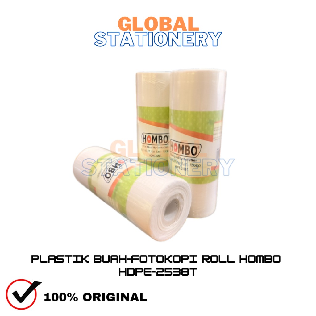 Plastik Buah Roll / Plastik HD Roll / Plastik Fotocopy Roll Hombo / Plastik Multifungsi HOMBO HDPE-2
