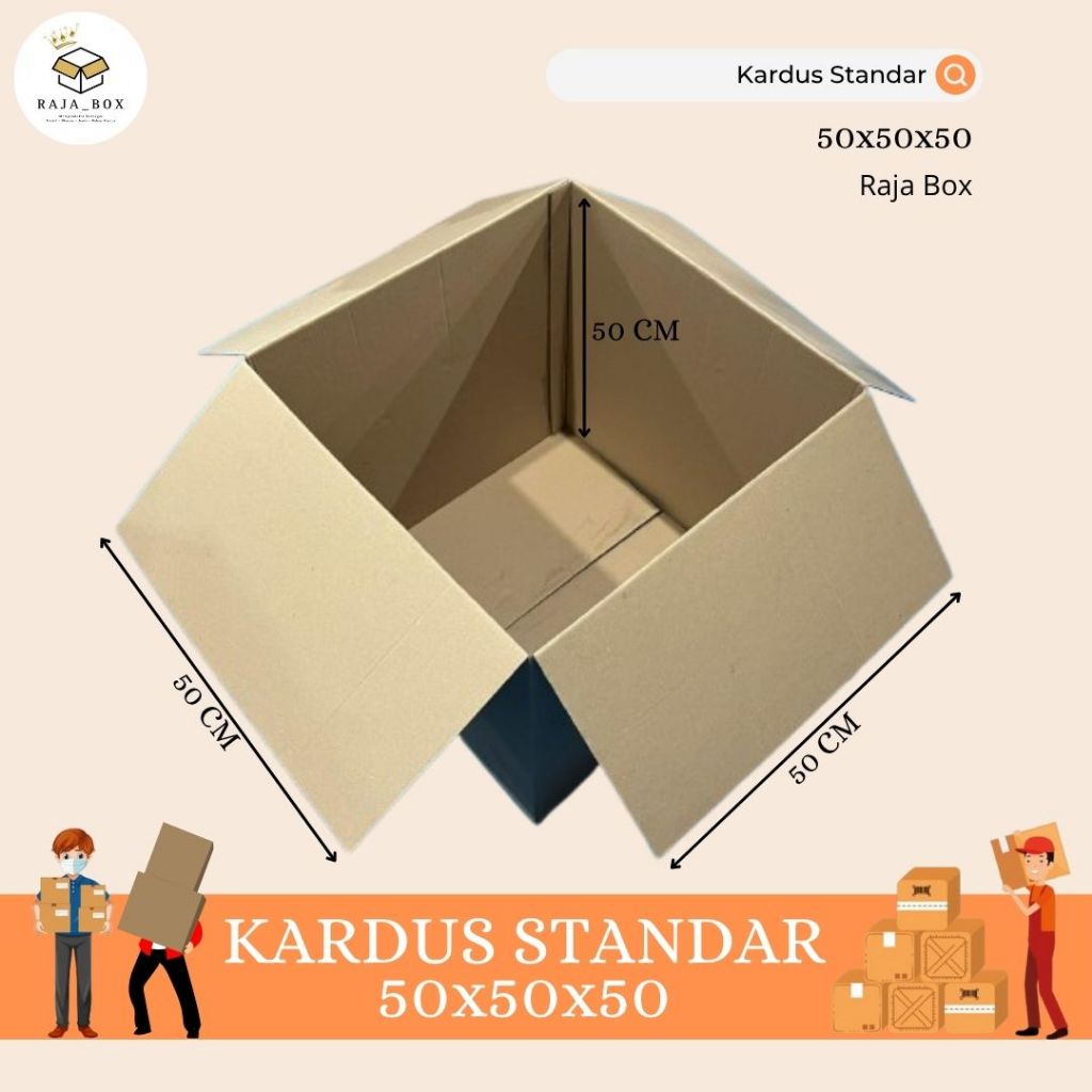 Kardus Standar 50x50x50 Kardus Karton Box Besar