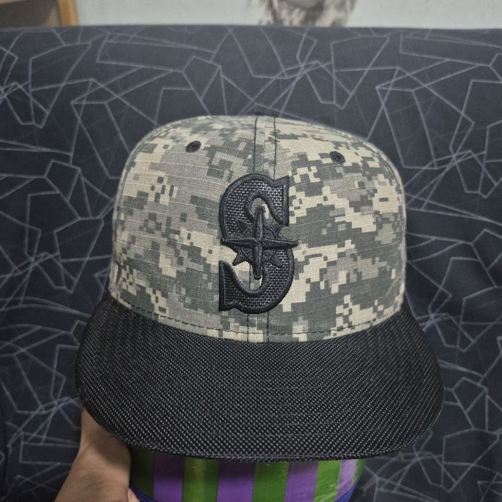 Topi New Era Seattle Marine Camo digital