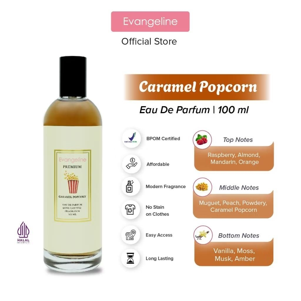 Parfume Caramel Popcorn Evangeline