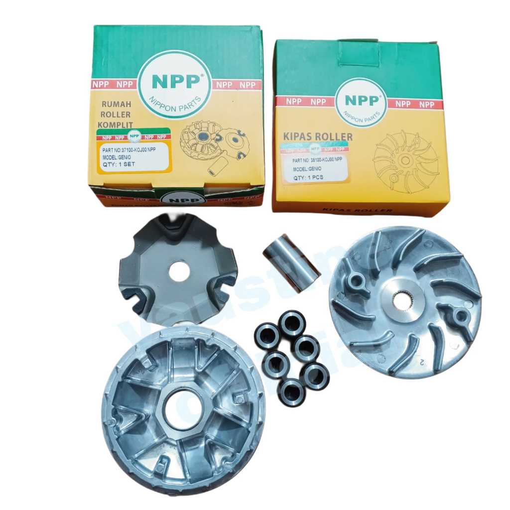 RUMAH ROLLER KOMPLIT + KIPAS ROLLER GENIO\BEAT NEW DELUXE 2020 KOJ ORI NPP