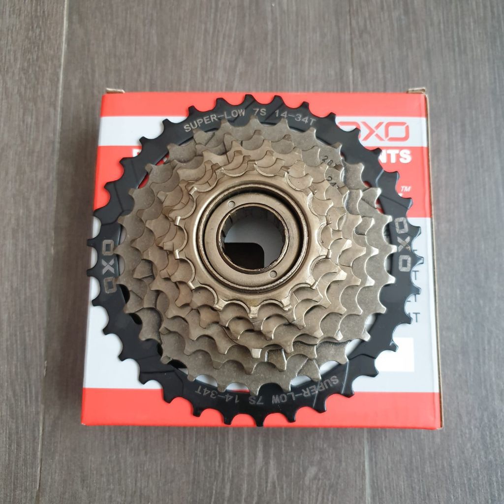 Sprocket 7 Speed Ulir / Drat 14-34T OXO