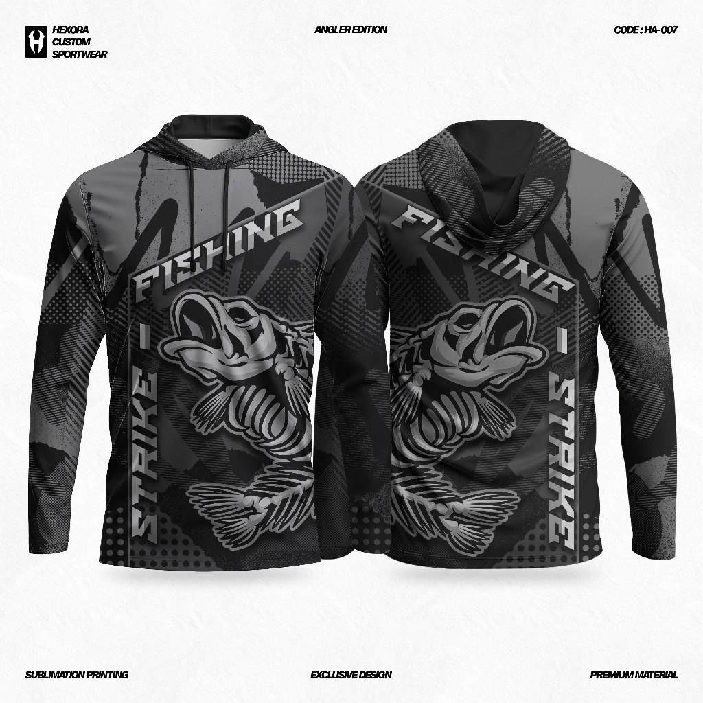 Baju Memancing Gray Fishing Strike