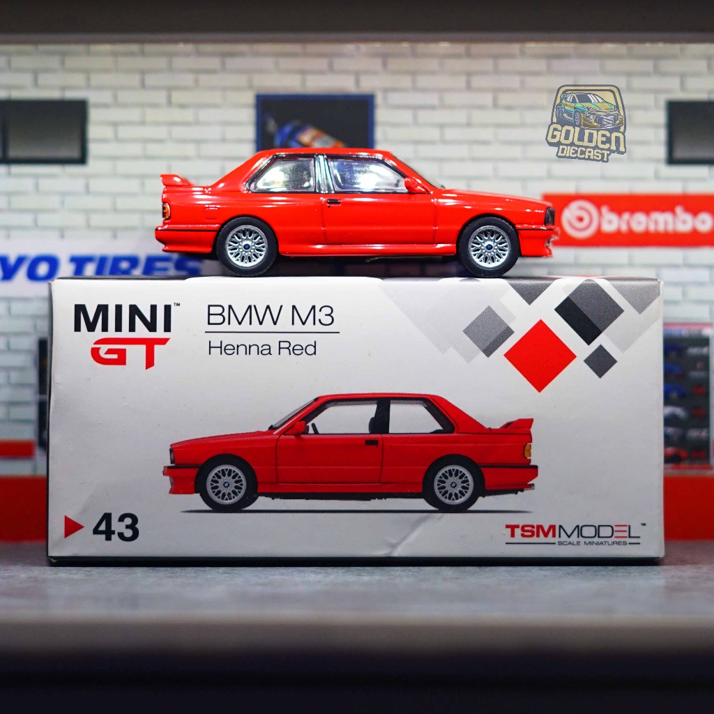 MINI GT BMW M3 HENNA RED - UNSEALED