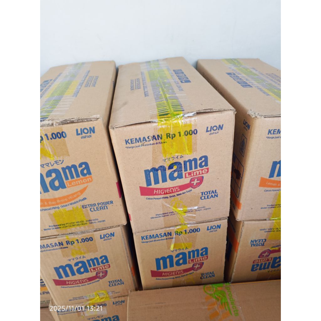Mama Lemon Eceran 1000 1 Dus Isi ( 72 Pcs ) - Mama Lemon Cairan