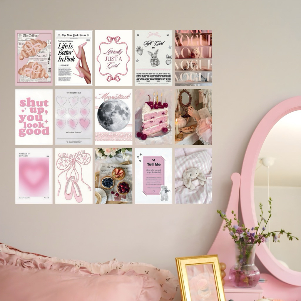poster dinding estetik 10x15cm - wall poster aesthetic/ wall poster dinding/ hiasan dinding estetik/