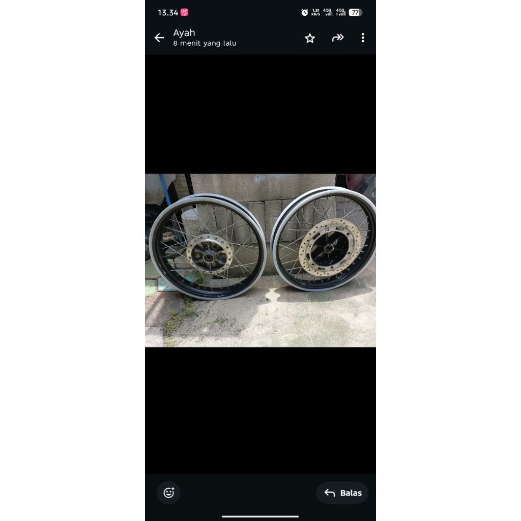 velg bekas ninja 2tak R17