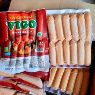 Sosis Bakar Vigo|Sosis Sapi 500gr Sosis Bakar|Sosis Jumbo|HALAL