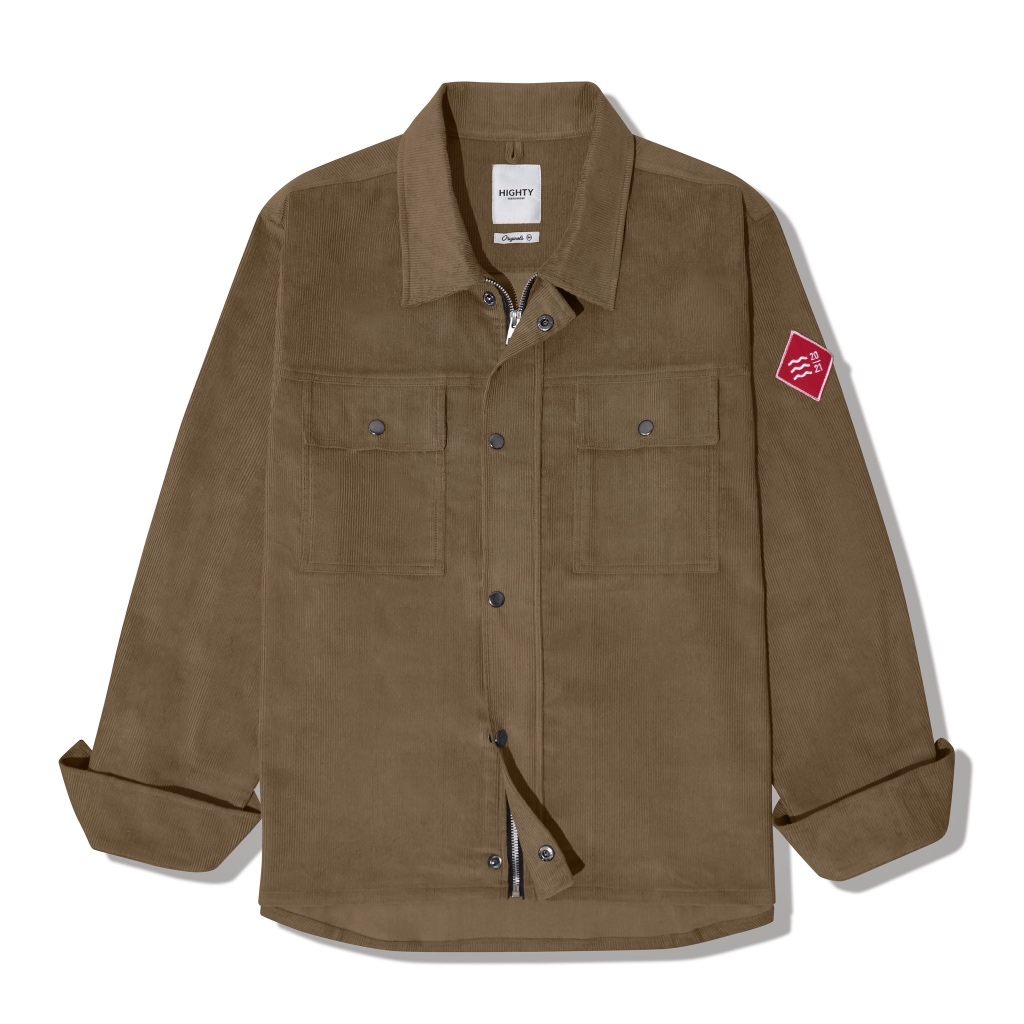 HIGHTY Khaki Corduroy Jacket | Jaket Denim Pria