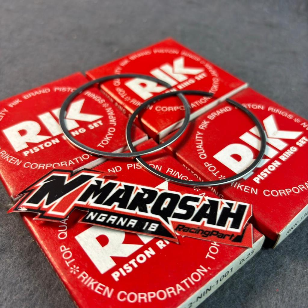 ring seher seker piston kit ninja r rr ss zx150 kr150 RIK RIKEN os 25 75 100 MarQsah
